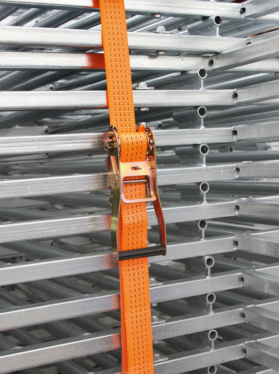 KERBL Ratschenzurrgurt 2-teilig,50 mm,15 m - für Landwirte und Tierhalter,ideal zur Ladungssicherung mit einer zulässigen Zugkraft von 4000 kg.