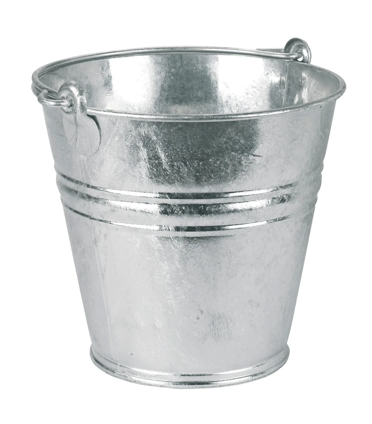 Kerbl Wassereimer 9 Liter aus verzinktem Metall mit Henkel