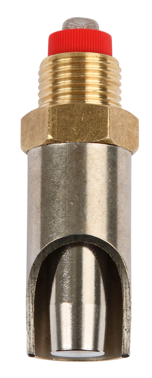 Beißnippel 3/4" mit 1/2" Anschluss von Kerbl, langlebiger Druckkegel für Schweinetränkesysteme