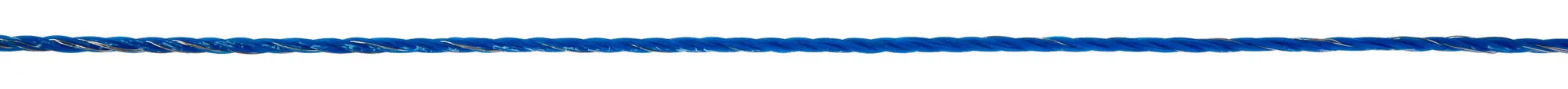Kerbl Weidezaunlitze Premium WildHog blau, dünner Leiterfaden, Nahaufnahme