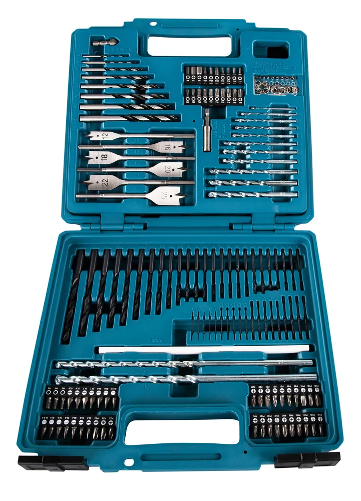 Makita Bohrer- und Bit-Set E-06270 im Koffer mit Bohrern und Bits