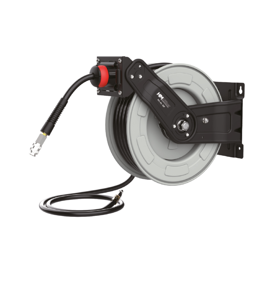 HM Müllner Druckluft-Schlauchtrommel 20 m – Modell 44F für Profis