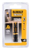 DeWalt DT70534T Impact Torsion Schrauberbits T25 x 50 mm im Doppelpack
