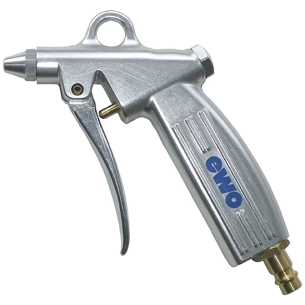 ewo Druckluft-Ausblaspistole 269.41 aus Aluminium mit dosierbarer Düse, silber