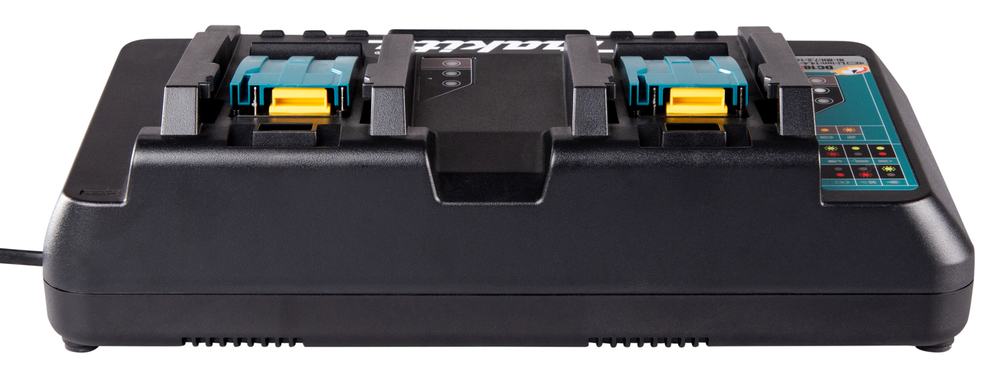 Makita 196933-6 Doppel-Schnellladegerät DC18RD – Effizientes Laden für 14, 4V und 18V LXT-Akkus Makita 196933-6 Doppel-Schnellladegerät DC18RD – Effizientes Laden für 14, 4V und 18V LXT-Akkus