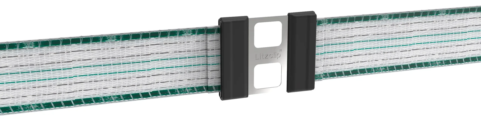 Litzclip Bandverbinder 40 mm aus Edelstahl für Weidezaunband