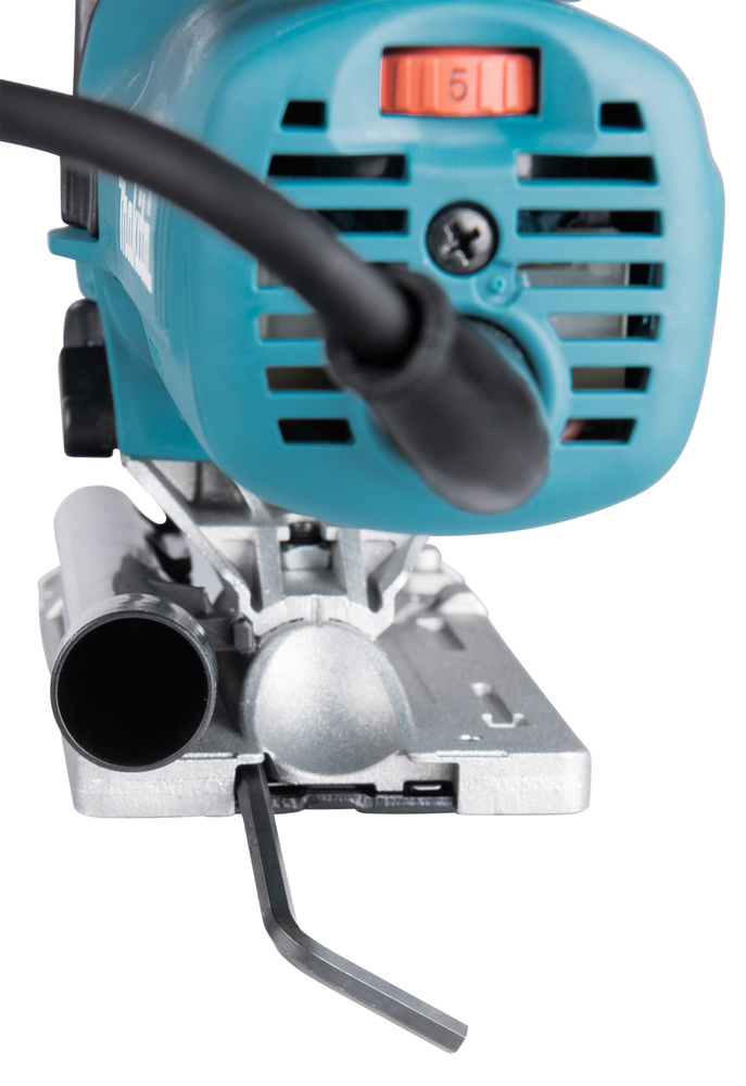 Makita 4351FCTJ – 720-Watt-Pendelhubstichsäge mit LED-Licht und werkzeuglosem Sägeblattwechsel