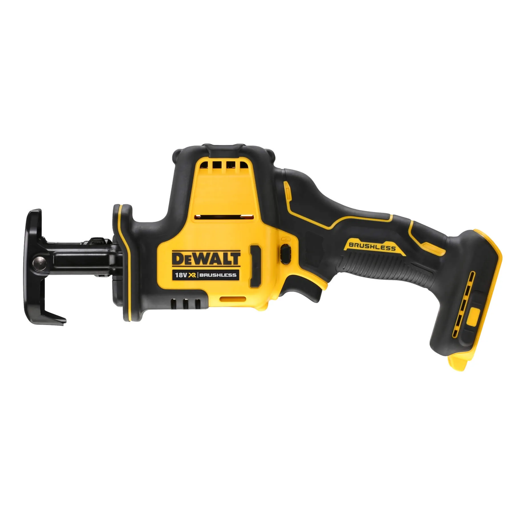 DeWalt DCS369NT 18V XR Akku-Säbelsäge kompakt, Produktansicht freigestellt
