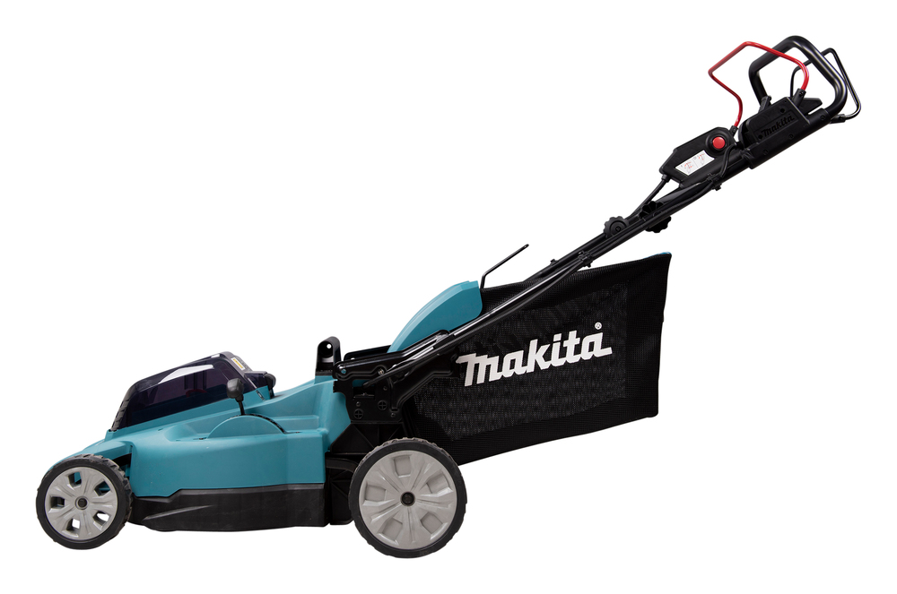 Makita DLM481Z Akku-Rasenmäher – Leistungsstark und leise für mittelgroße Rasenflächen