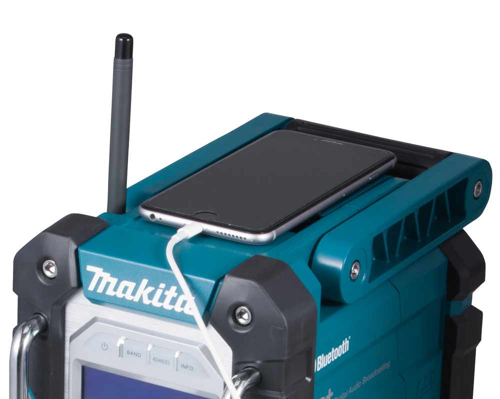 Makita DMR112 – Robustes 18V Akku-Baustellenradio mit DAB+ und Bluetooth Makita DMR112 – Robustes 18V Akku-Baustellenradio mit DAB+ und Bluetooth