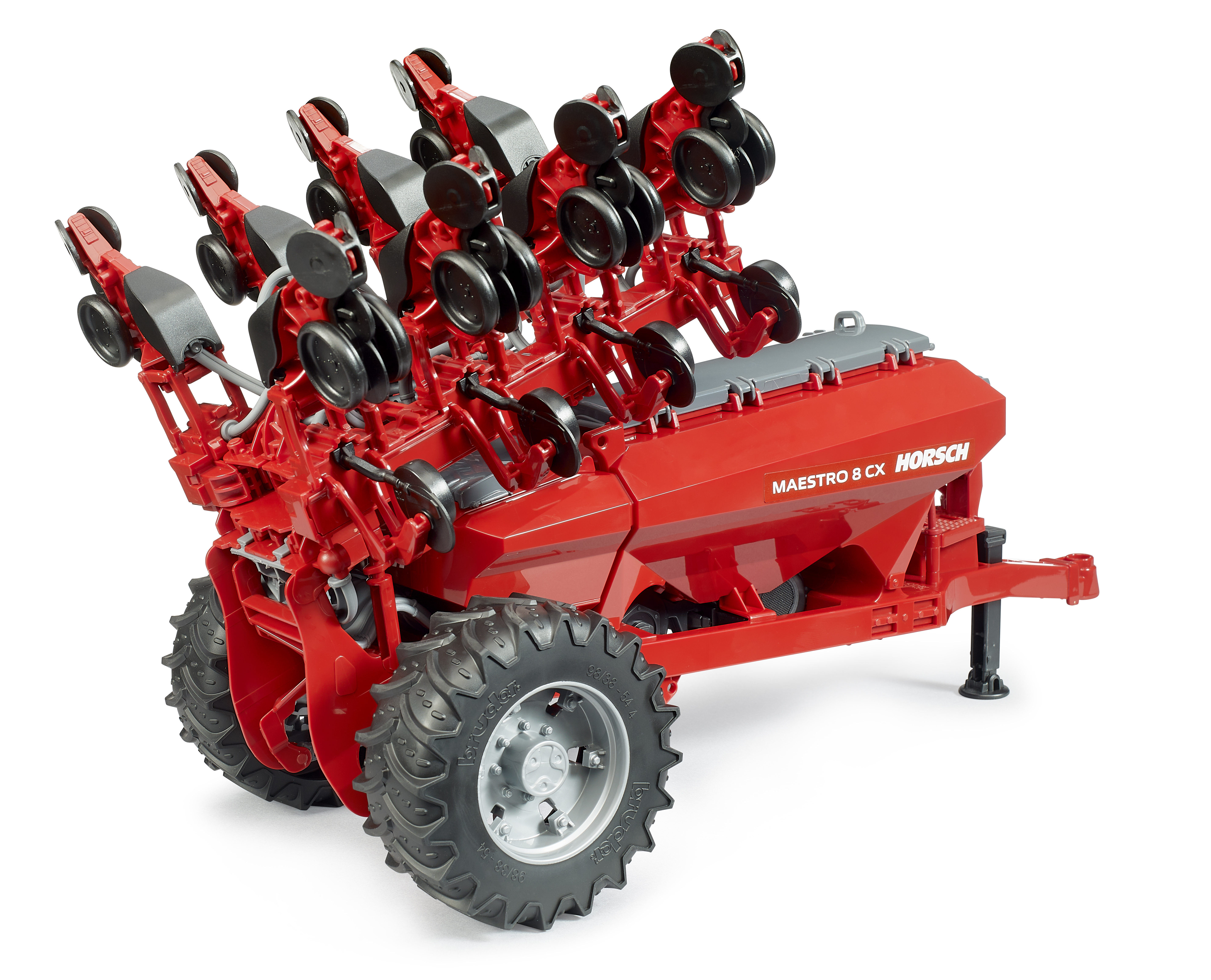 Bruder 02037 Horsch Einzelkornsämaschine Maestro 8 CX – Detailgetreues Landwirtschafts-Spielzeug Maßstab 1:16