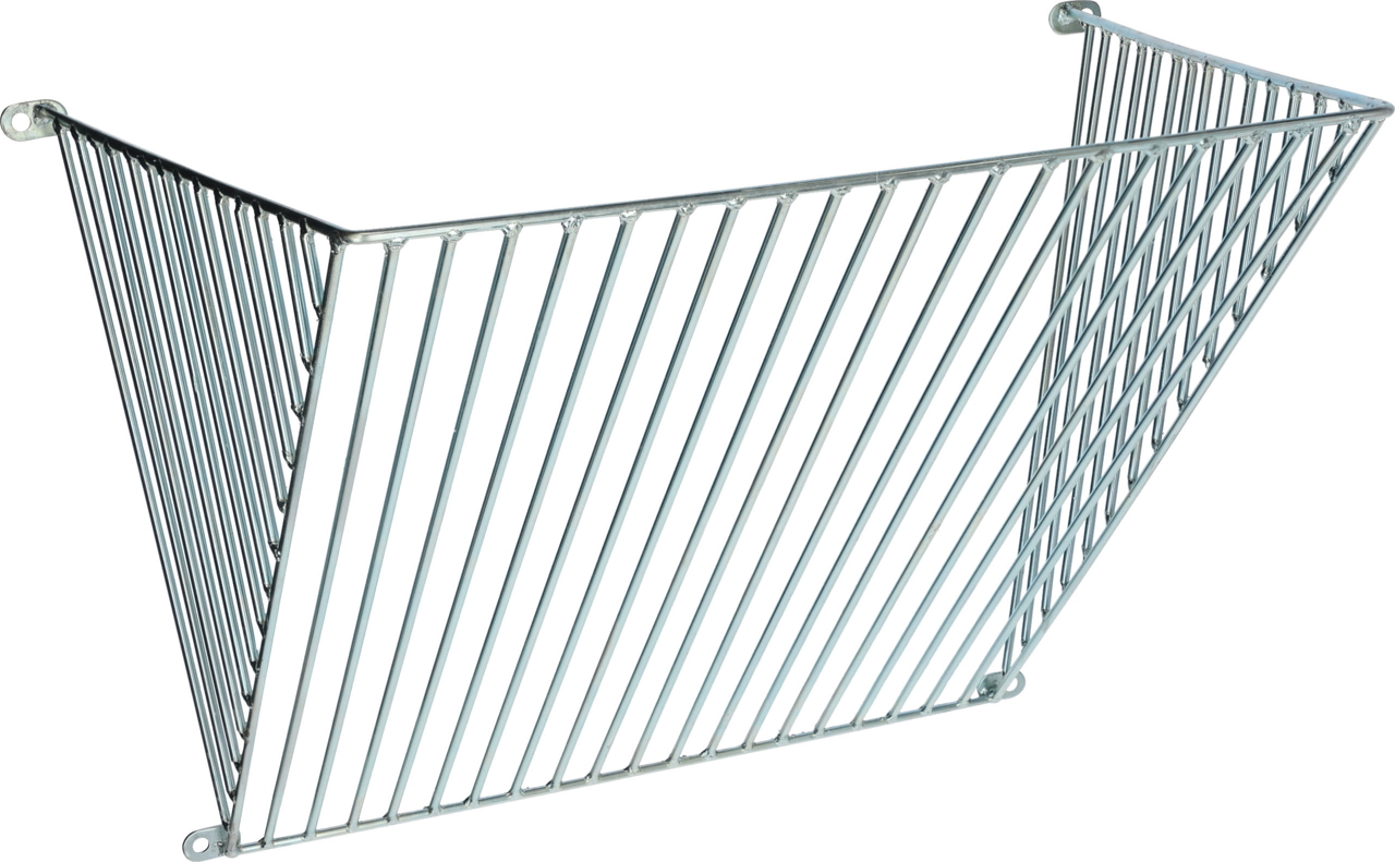 Kerbl Futtersparraufe 20mm, Verzinkt, für Pferde, Ponys, Ziegen und Schweine, Ideal für artgerechtes Fressen, Stabile Konstruktion zur Wandmontage Kerbl Futtersparraufe 20mm, Verzinkt, für Pferde, Ponys, Ziegen und Schweine, Ideal für artgerechtes Fressen, Stabile Konstruktion zur Wandmontage