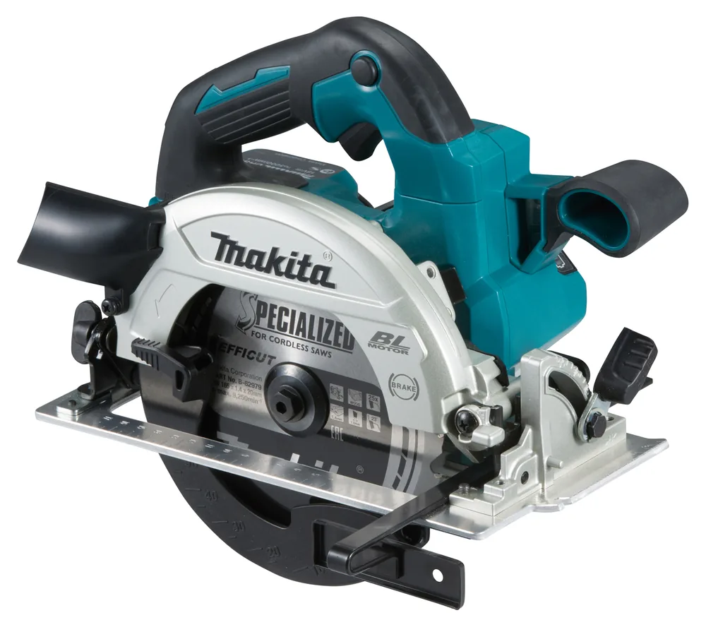 Makita Akku-Handkreissäge DHS660Z in Türkis-Schwarz, bürstenlos