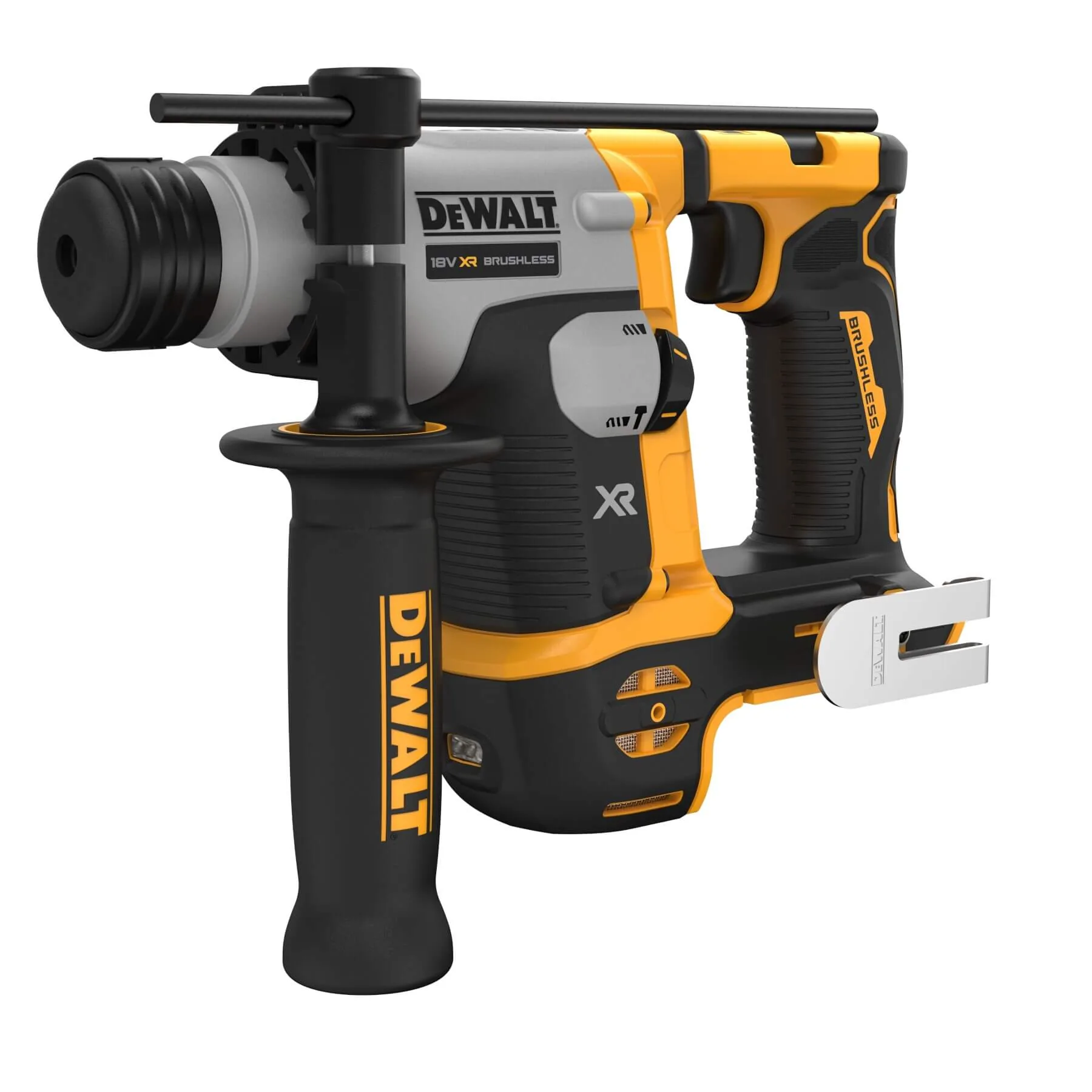 DeWalt DCH172 18V XR ultrakompakter SDS-Plus Akku-Bohrhammer mit Zusatzhandgriff