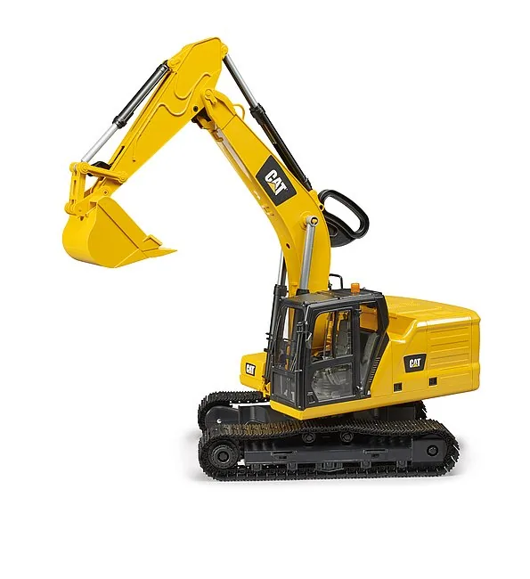 Maximaler Arbeitsradius: Cat Bagger mit voll ausgefahrenem Ausleger und Schaufel