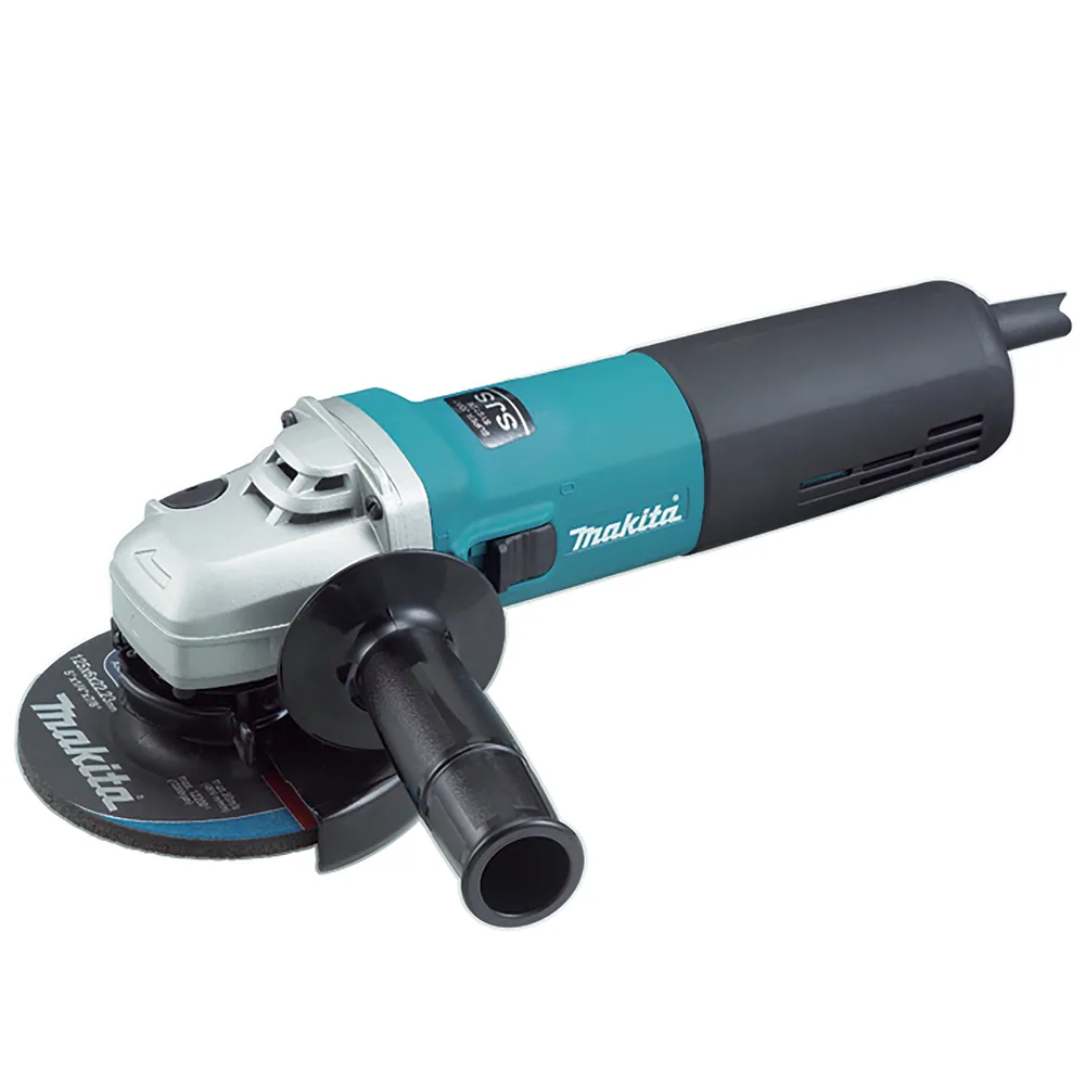 Makita Winkelschleifer mit 1.100 W und 125 mm Scheibendurchmesser in Türkis-Schwarz