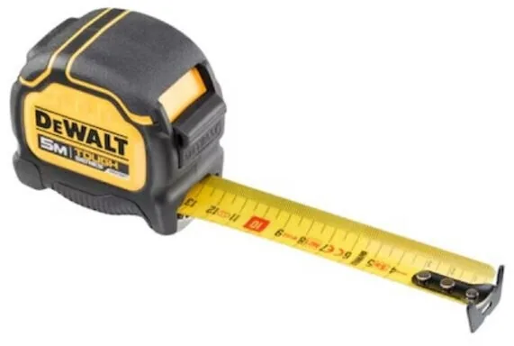 DeWalt Bandmaß, Produktansicht freigestellt