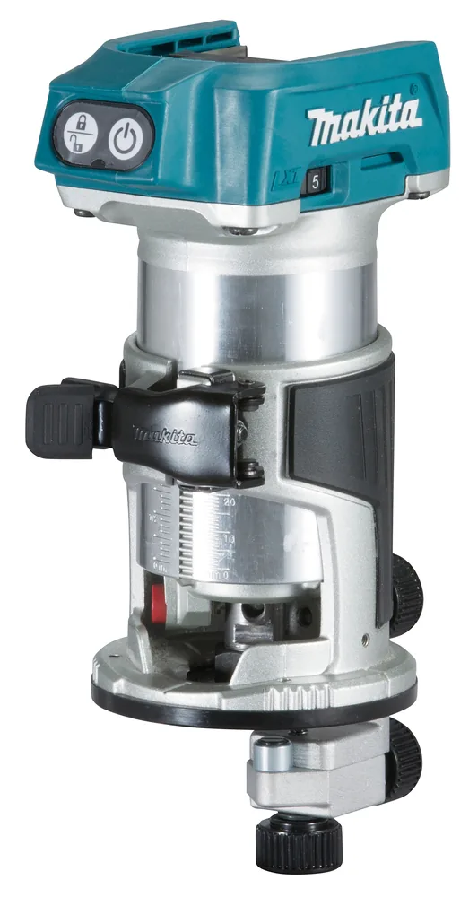 Makita Akku-Multifunktionsfräse DRT50ZJX2 in Türkis-Schwarz