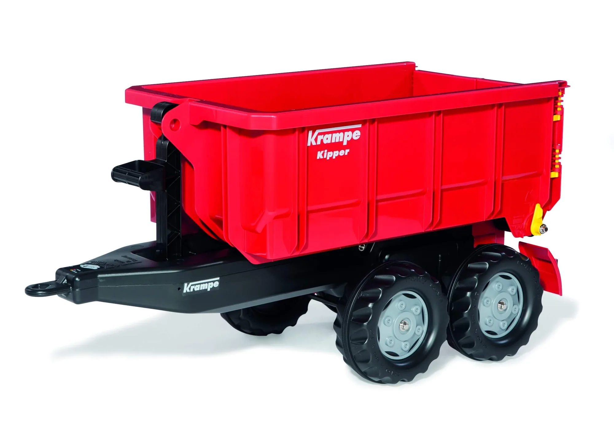 Rolly Toys rollyContainer Krampe in Rot, robuste Kipp-Mulde als Anhänger für Kinder-Traktoren