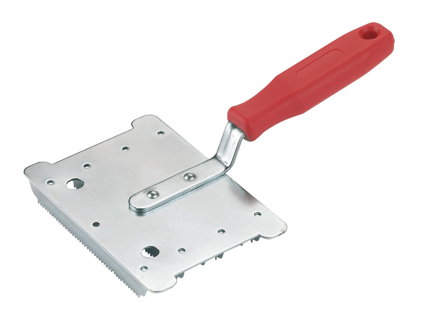 Kerbl Striegel für Rinder, Verzinkter, Grobgezahnter Striegel 10 x 14, 5 cm, Ideal für Landwirte und Tierhalter