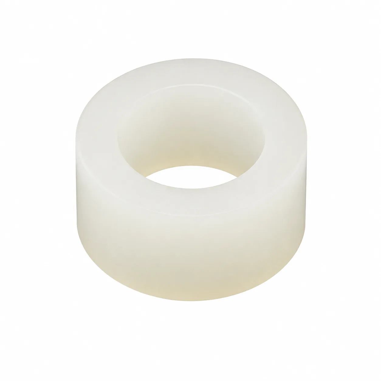 Krone PU-Buchse 47 x 22 mm in Weiß, verschleißfeste Polyurethan-Lagerbuchse
