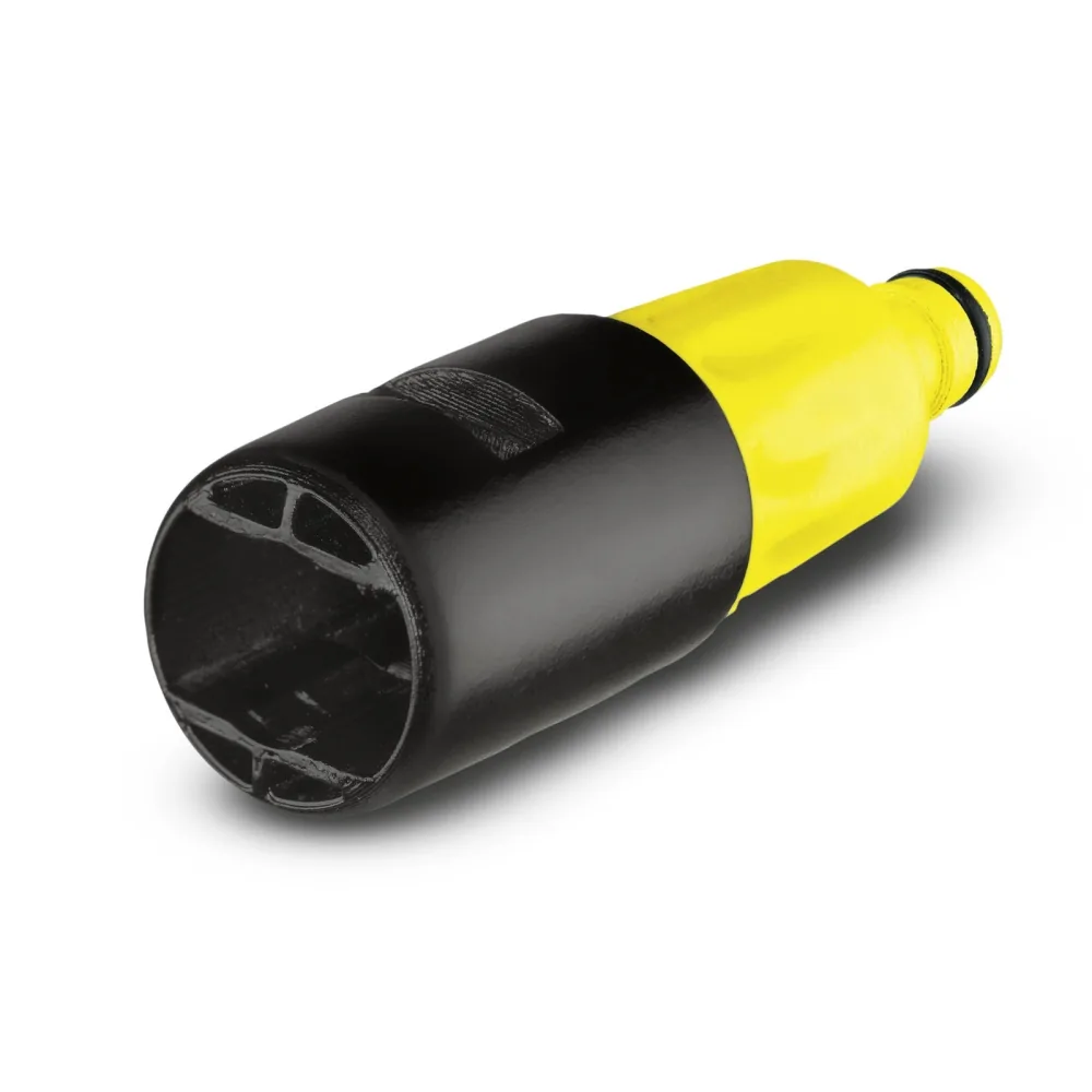 Kärcher Adapter für Gartenschlauchanschluss A 3/4 Zoll in Schwarz-Gelb