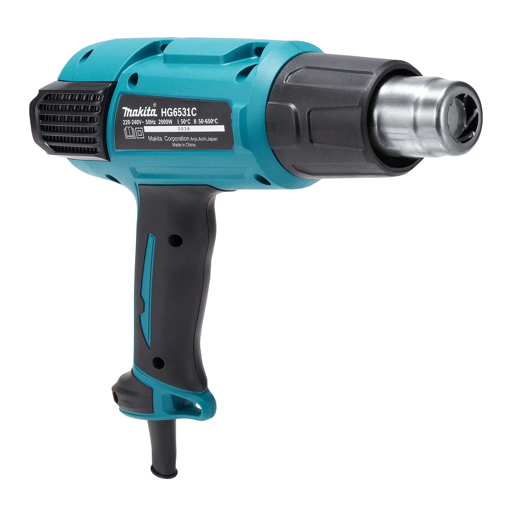 Makita HG6531CK Heißluftgebläse – 2.000 W Leistung mit präziser Temperaturregelung Makita HG6531CK Heißluftgebläse – 2.000 W Leistung mit präziser Temperaturregelung