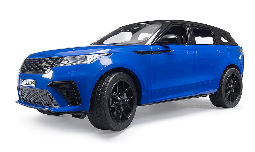 BRUDER Range Rover Velar (02880) – Detailgetreues SUV-Modell in Blau im Maßstab 1:16