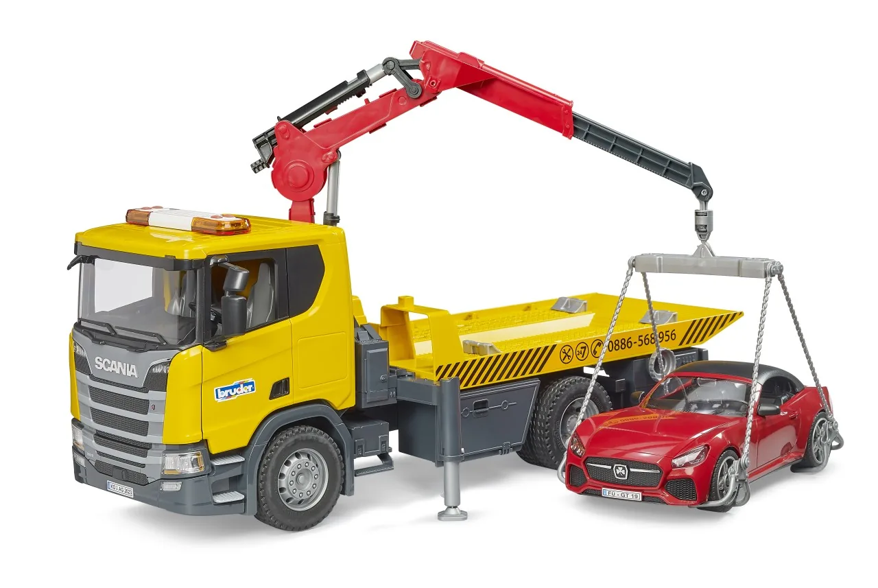 Bruder 03552 Scania Super 560R Abschlepp-LKW im Maßstab 1:16, Produktbild