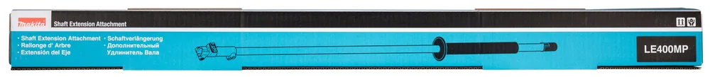 Verpackung der Makita Schaftverlängerung LE400MP
