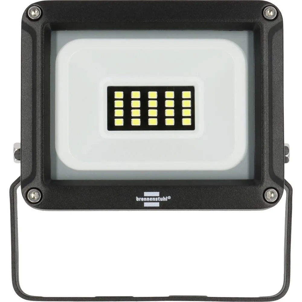 Brennenstuhl JARO 1060 LED-Außenstrahler (10W), Frontansicht mit LED-Panel