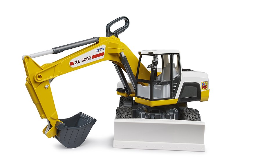 BRUDER Mobilbagger XE 5000 – Vielseitiges Baustellenfahrzeug im Maßstab 1:16