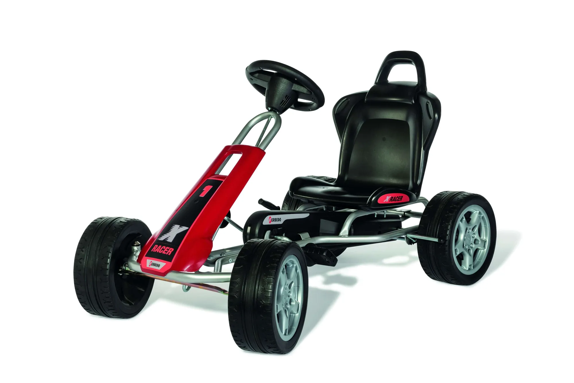 Ferbedo GoKart X-Racer 104000 in Rot-Schwarz für Kinder ab 3 Jahren