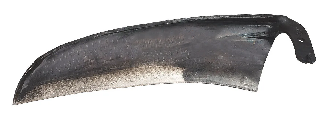 Kerbl Heidesense 45 cm, handgeschmiedete lackierte Sensenklinge mit Wettschliff