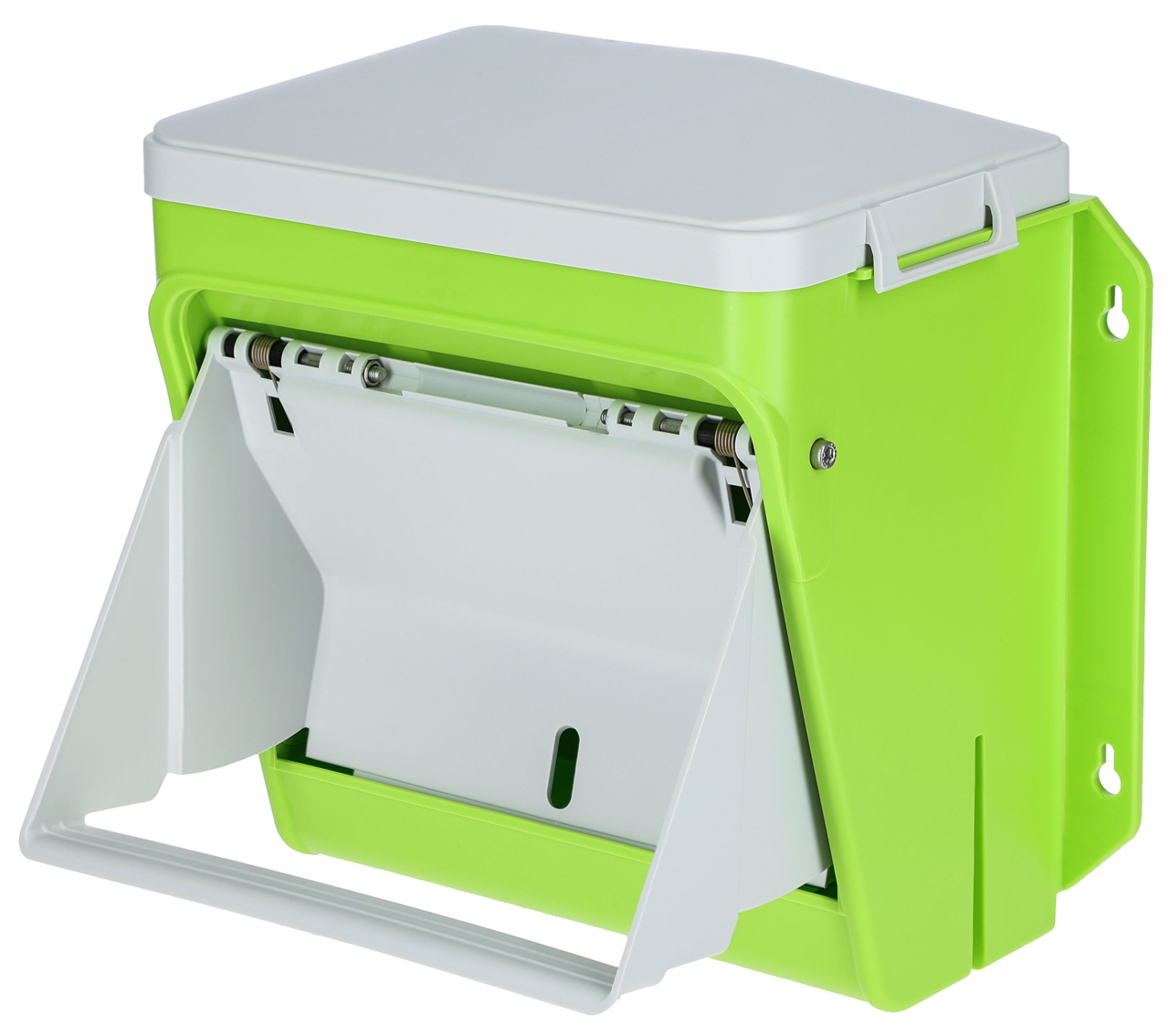 Kerbl SmartCoop Hühnerfutterautomat mit Schutzklappe,7,5 kg - Praktische Futterversorgung für Hühner. Der robuste Futterautomat verhindert durch eine bedienungsfreundliche Schutzklappe das Eindringen von Schadnagern und sorgt für eine hygienische und eff
