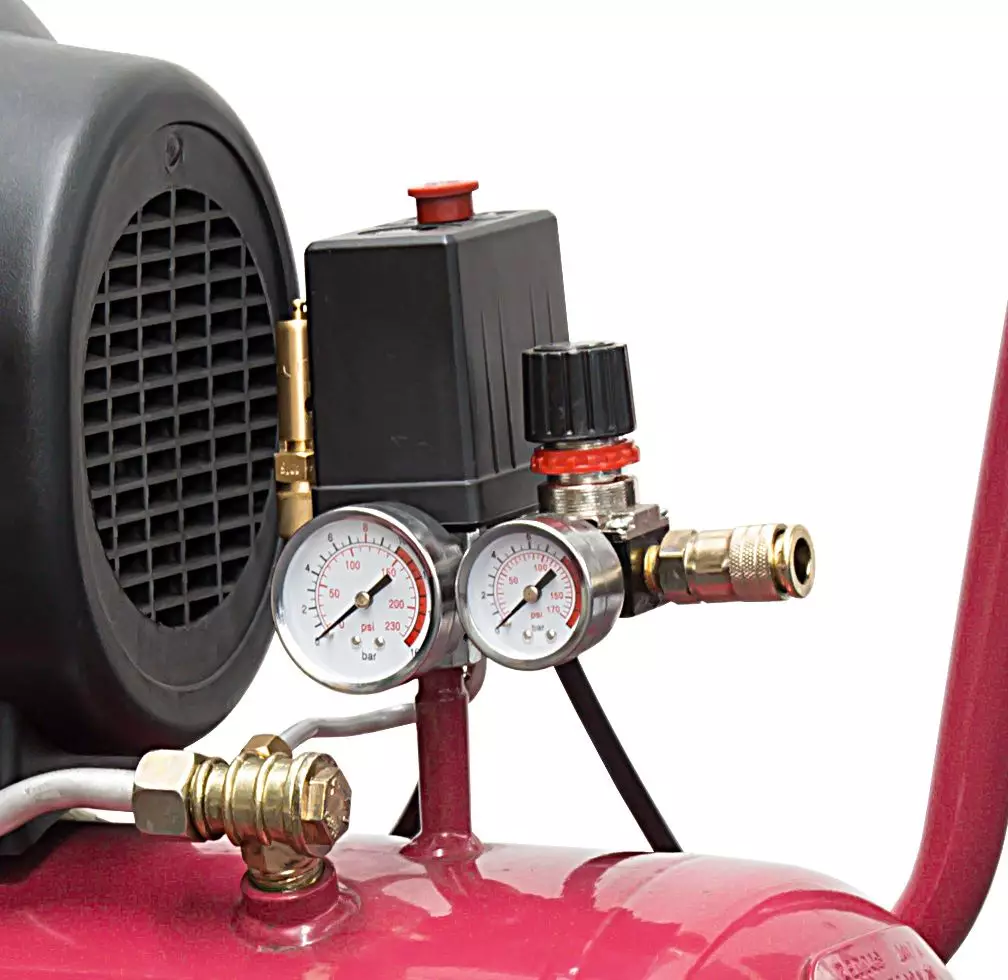 ELMAG Euroair 220/8/24 W Kompressor – 122 l/min, 8 bar, 24 l mobil, ölgeschmiert, leise