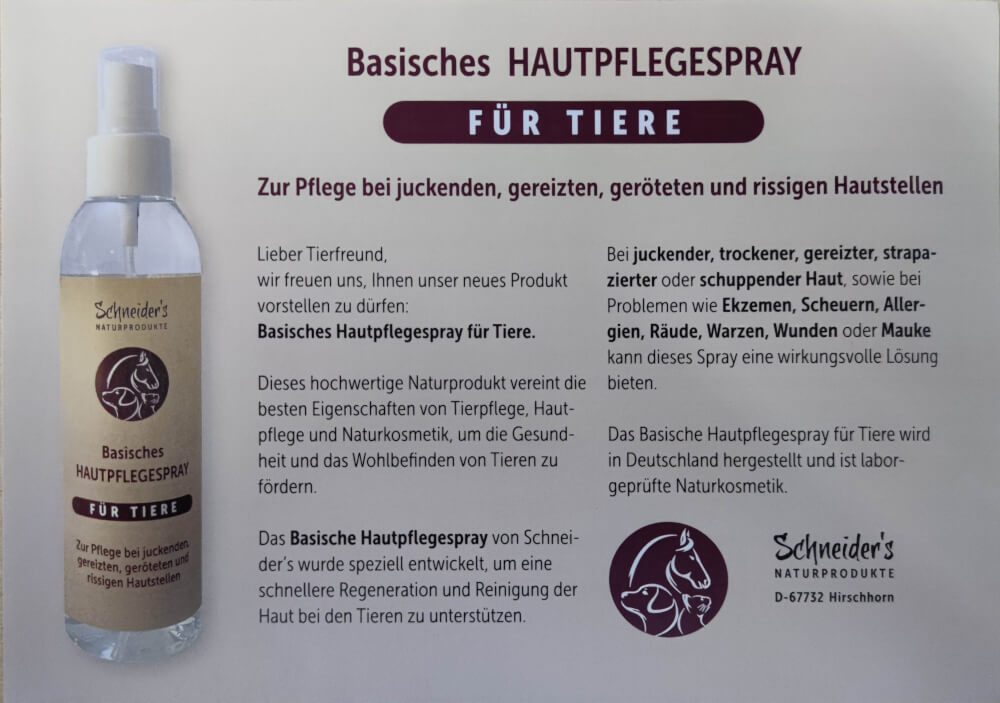 Basisches Hautpflegespray