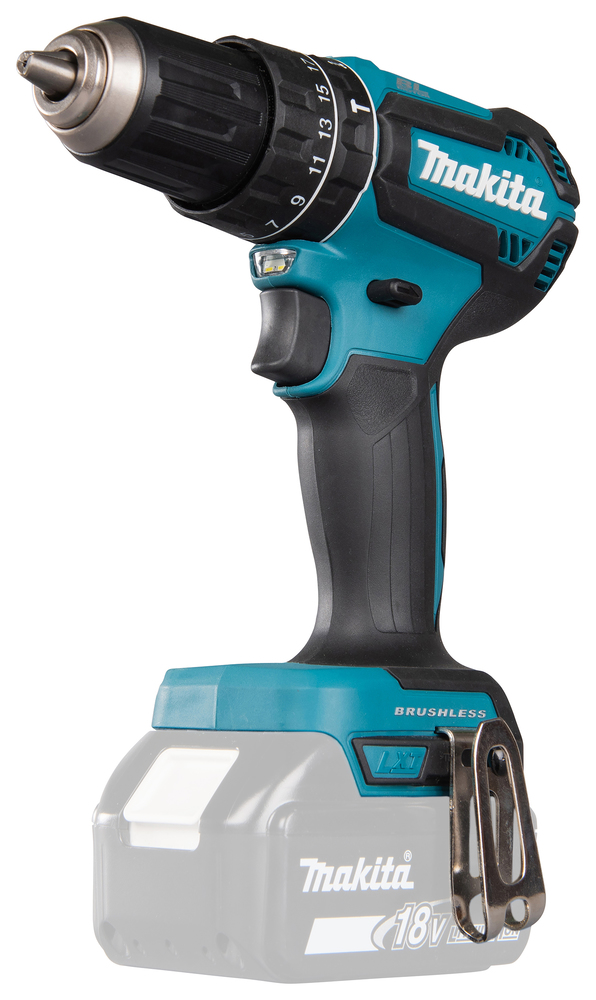 Makita DHP485Z Akku-Schlagbohrschrauber – 18V, bürstenloser Motor, kompakte Bauweise
