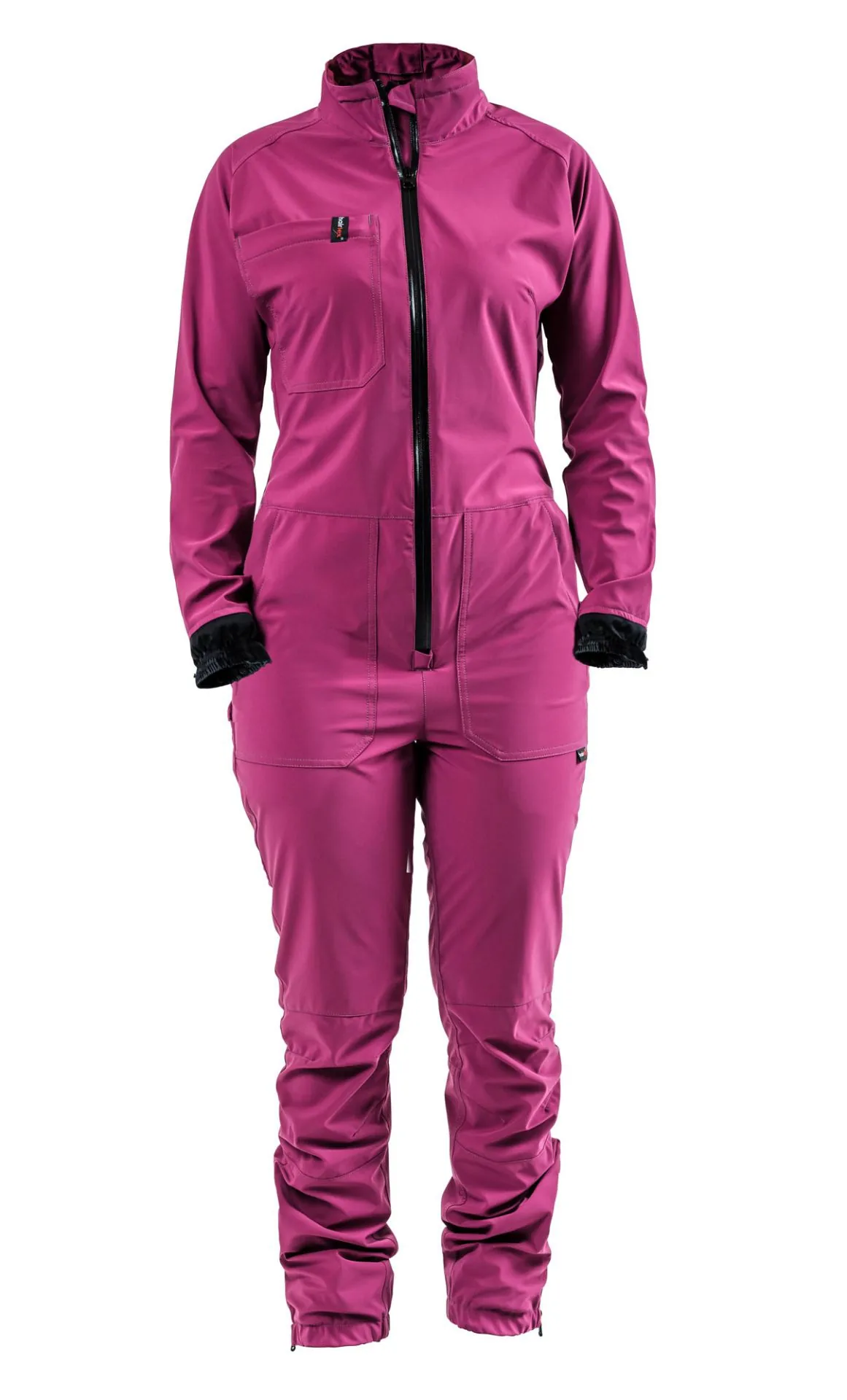 Hairtex Damen-Overall in Beere-Pink, Vorderansicht ohne Person