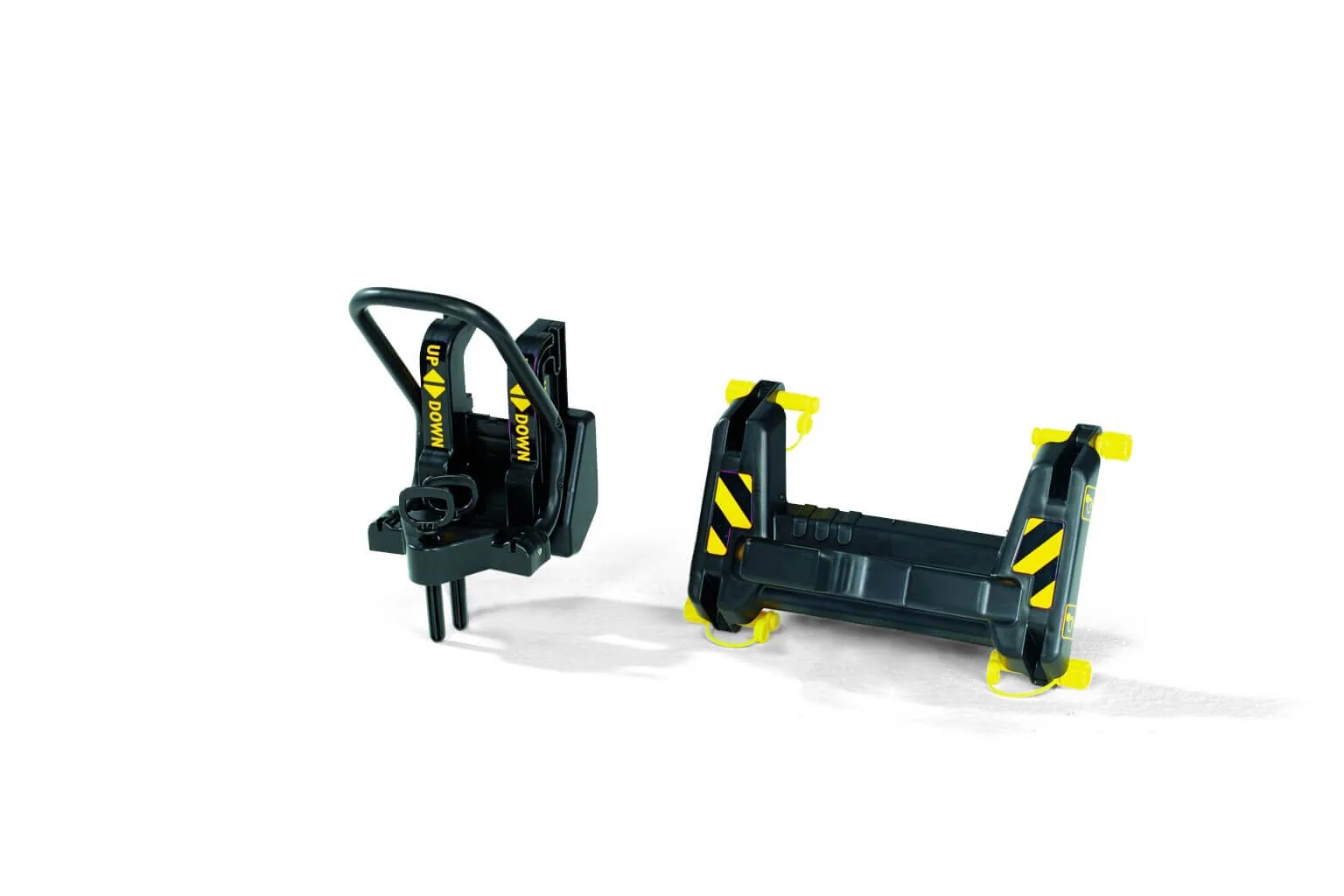 rollySnow Master Schneeschild-Anbau mit silbernem Räumschild und Halterung, freigestellt
