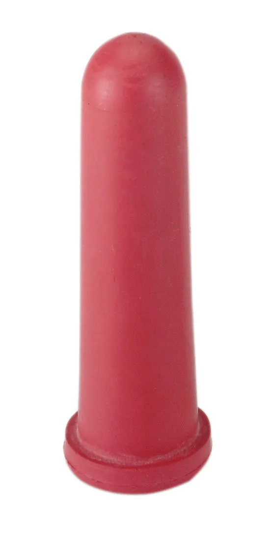 Kerbl Sauger Super kurz 100 mm in Rot mit Kreuzlochung für Kälbertränkeeimer