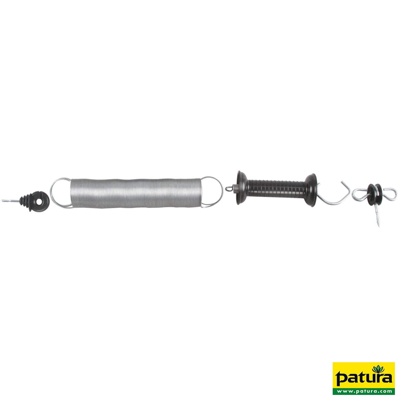 Patura Torspannfederset Standard mit Feder und Torgriff für Weidetore bis 5 m