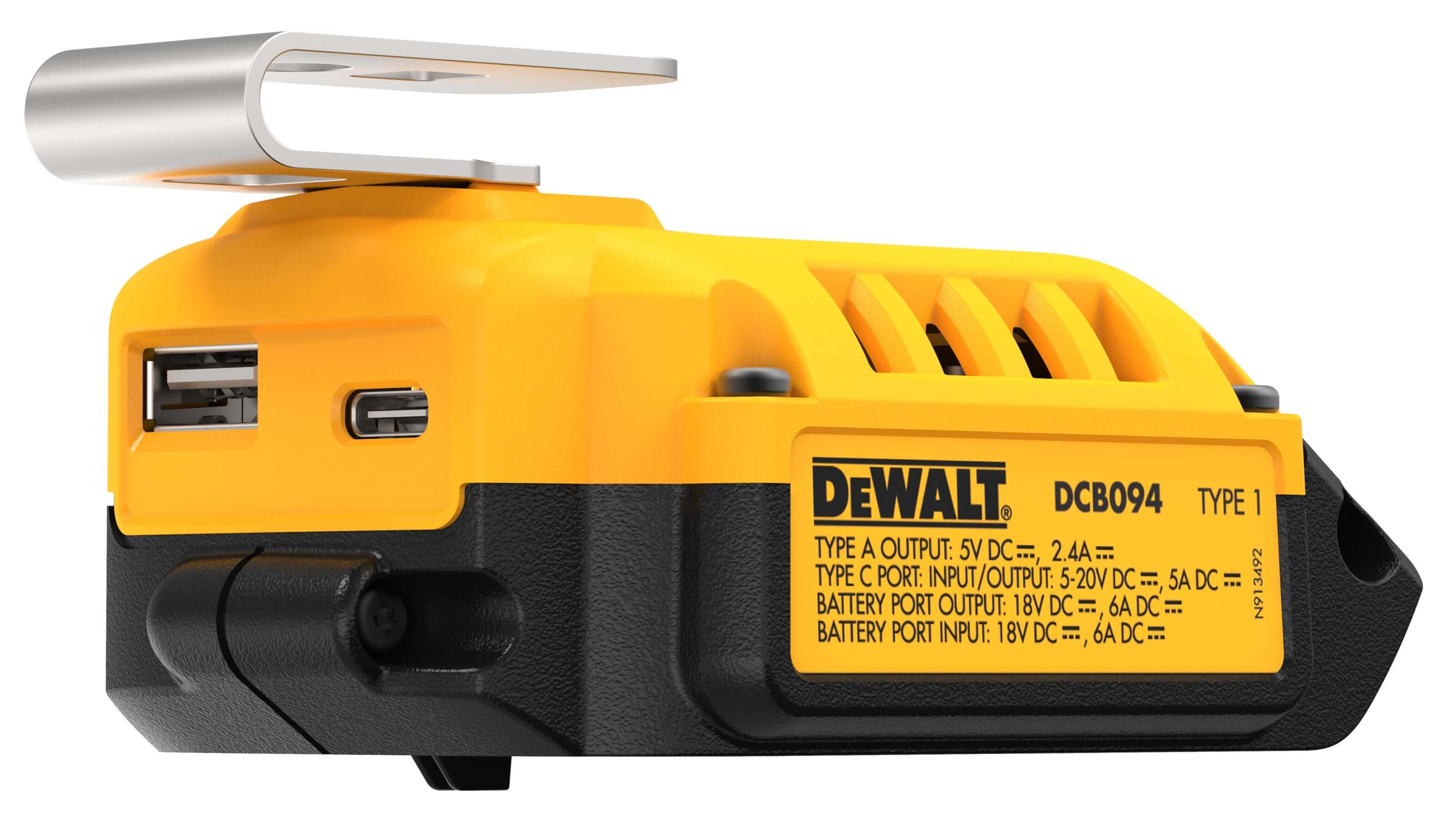 DeWalt DCB094K 20V MAX*/FLEXVOLT® 5 Amp USB-Ladegerät – Vielseitiges Laden für Werkzeuge und Geräte DeWalt DCB094K 20V MAX*/FLEXVOLT® 5 Amp USB-Ladegerät – Vielseitiges Laden für Werkzeuge und Geräte