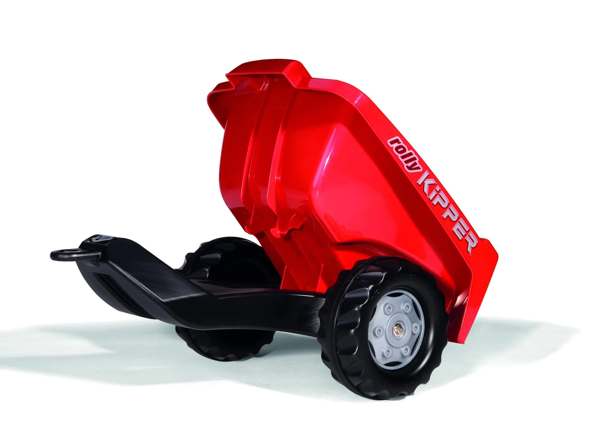 Rolly Toys rollyKipper II in Rot, kippbarer Muldenanhänger für Kinder-Traktoren