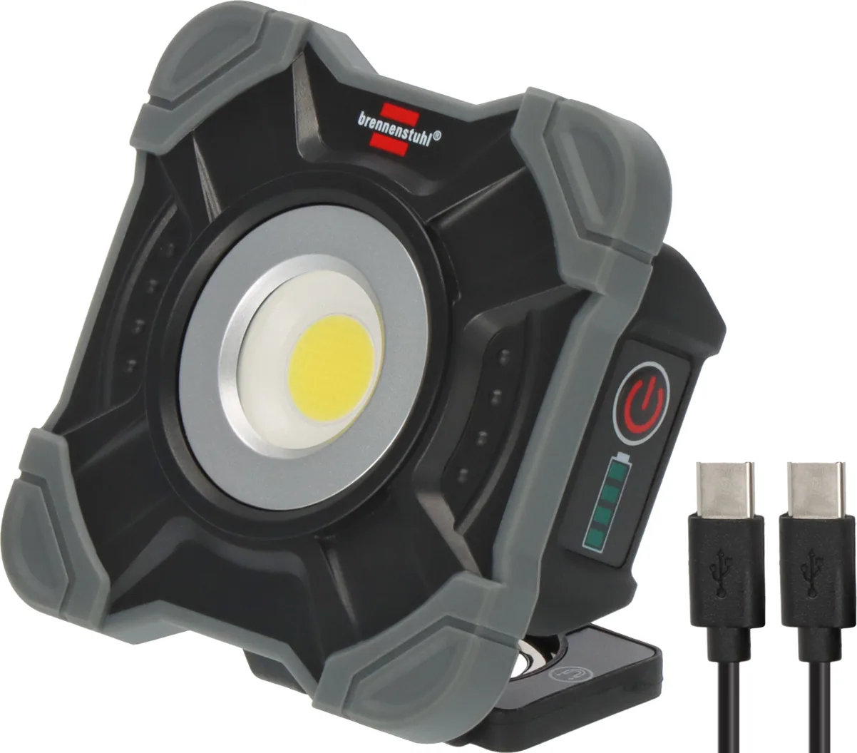 Brennenstuhl SH 1000 MAC Akku-LED-Arbeitsstrahler 1000 lm mit USB-C-Kabel