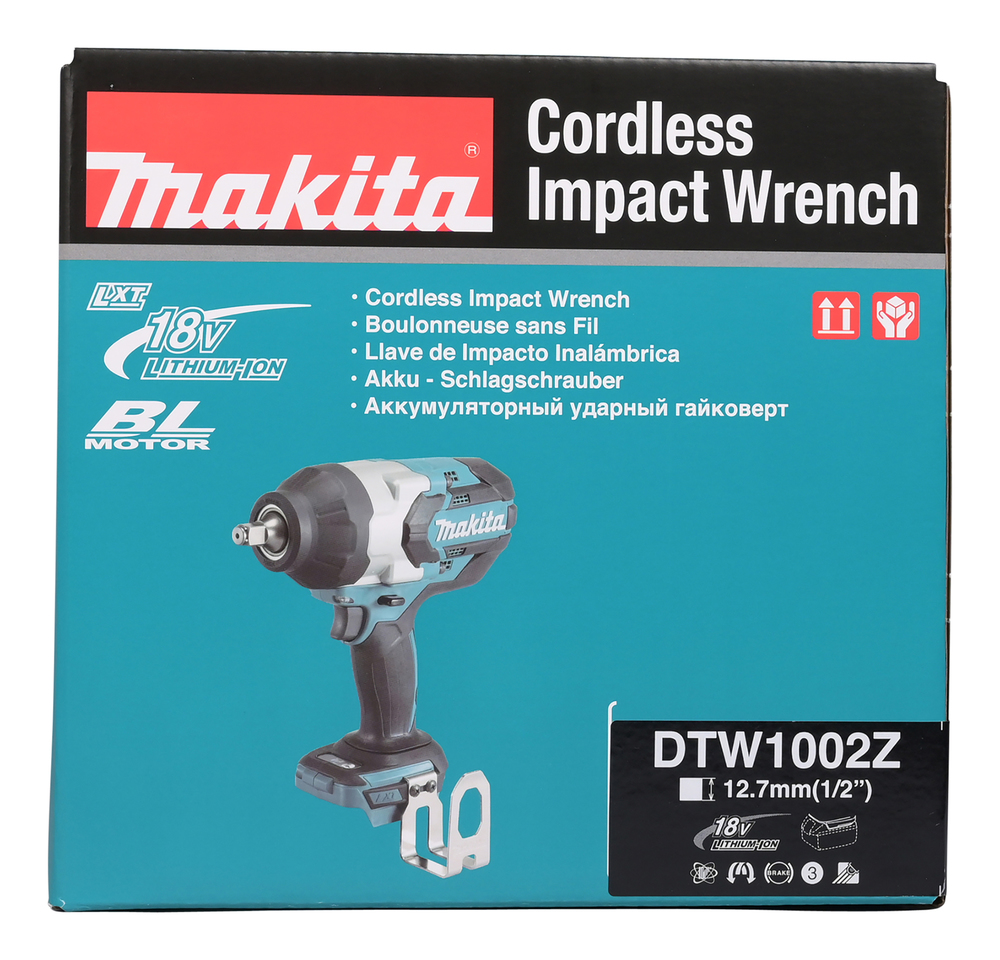 Makita DTW1002Z – Leistungsstarker 18V Akku-Schlagschrauber mit 1.000 Nm Drehmoment und bürstenlosem Motor