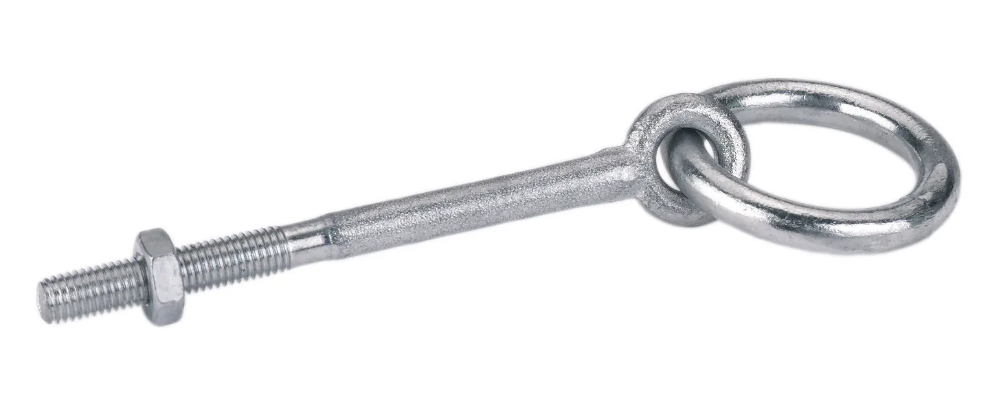 Barrenring mit verzinkter Augenschraube 10 mm und Ring 80 mm