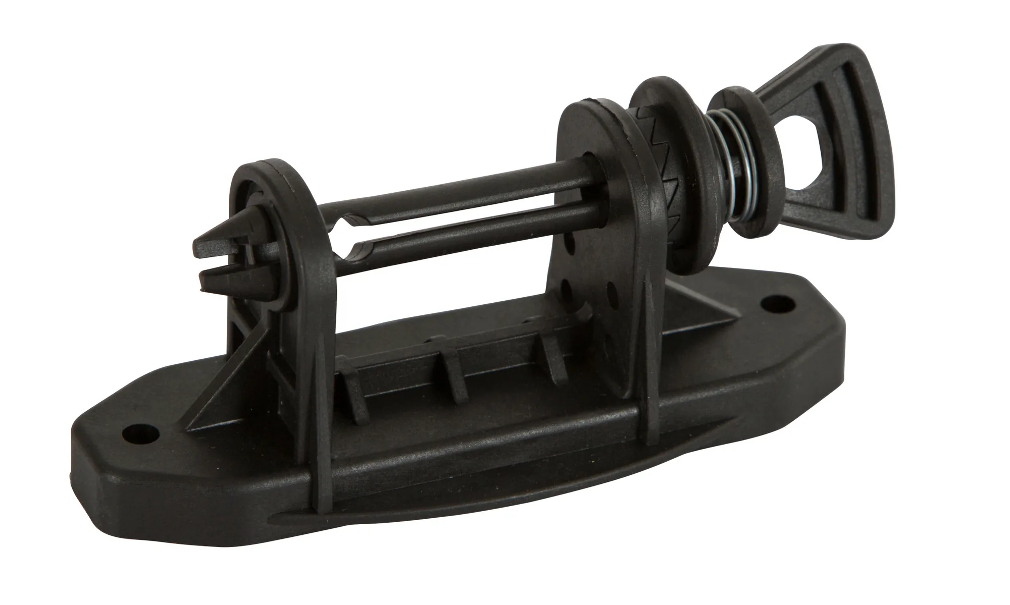 Kerbl Premium Multi Spannisolator aus schwarzem Polyamid für Bänder und Seile