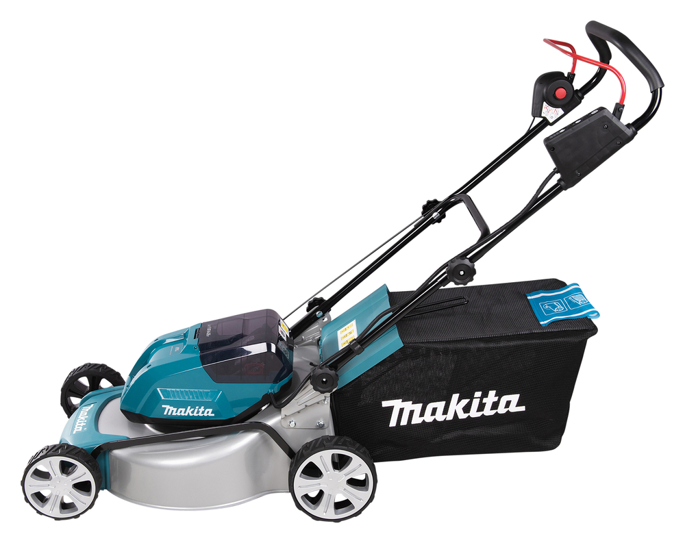 Makita DLM463Z Akku-Rasenmäher – Leistungsstark und leise für mittelgroße Rasenflächen