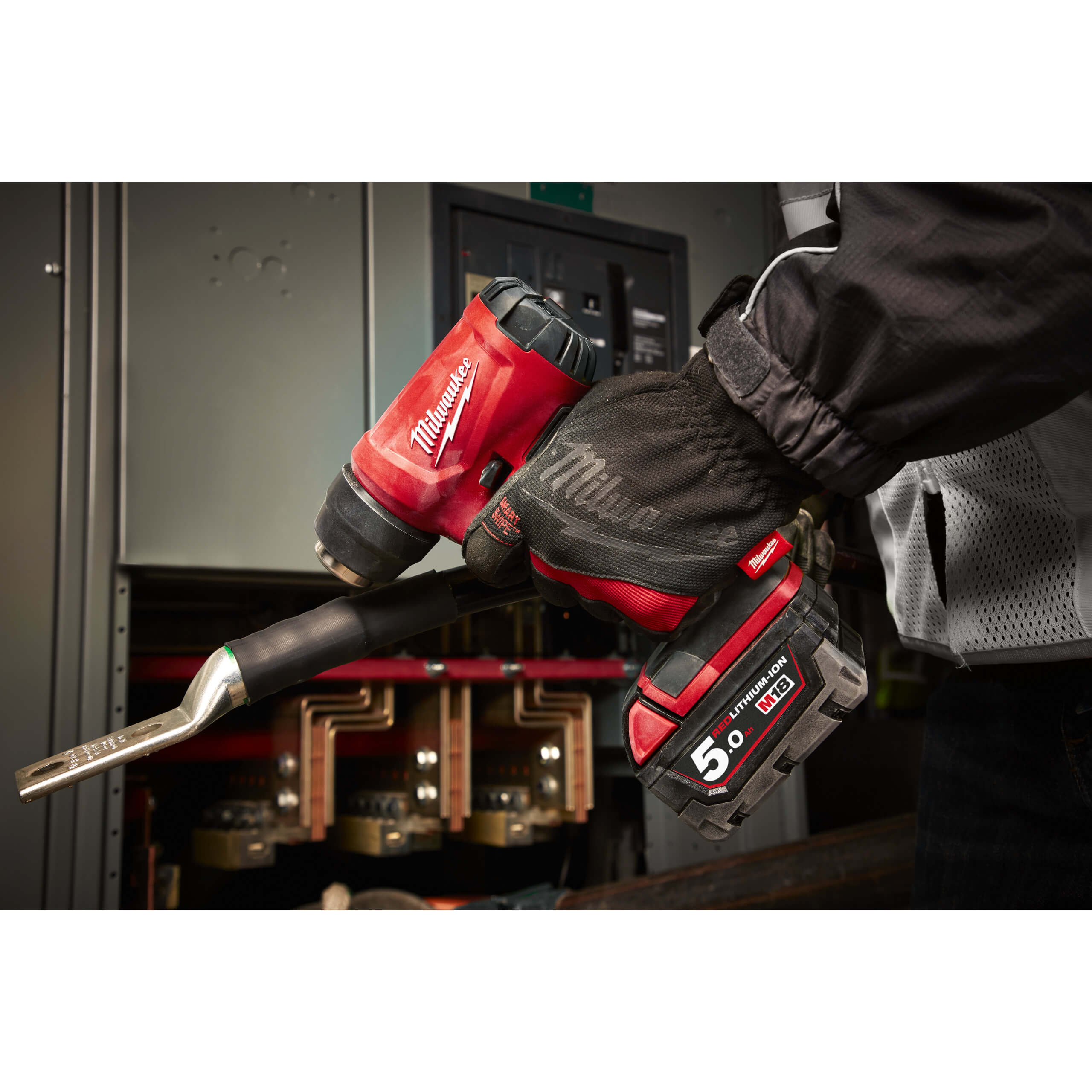 Milwaukee M18 BHG-0 Akku-Heißluftgebläse – 18?V, bis zu 470?°C, ohne Akku/Ladegerät Milwaukee M18 BHG-0 Akku-Heißluftgebläse – 18?V, bis zu 470?°C, ohne Akku/Ladegerät